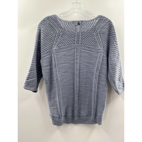 Prana Women’s 3/4 Dolman Sleeve Getup Cotton Sweater Blue Size Small - Picture 4 of 8